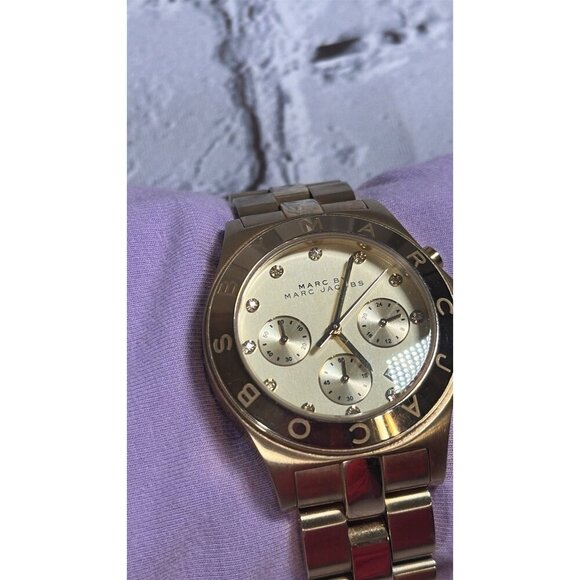 Marc By Marc Jacobs Blade MBM3101 Women Stainless Steel Chronograph Watch WFH119 - Picture 14 of 16